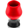 Oxballs Plug Tunnel Colossus Pighole XXXXL Noir-Rouge 17 x 13.5cm